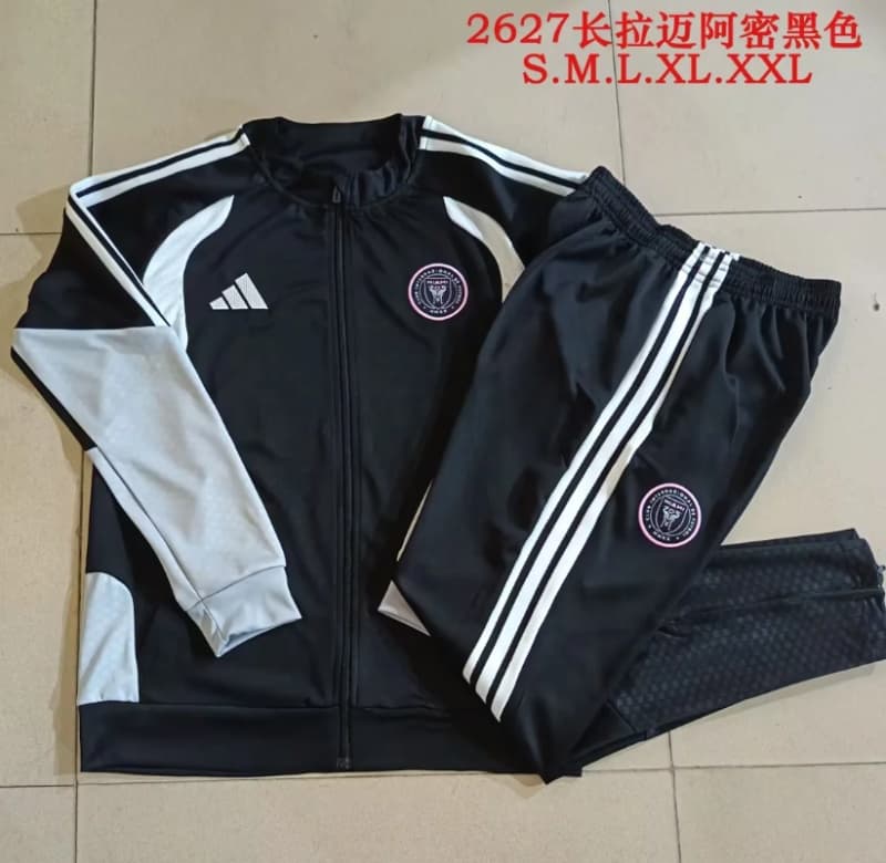 AAA Quality Inter Miami 2026 Black Soccer Tracksuit