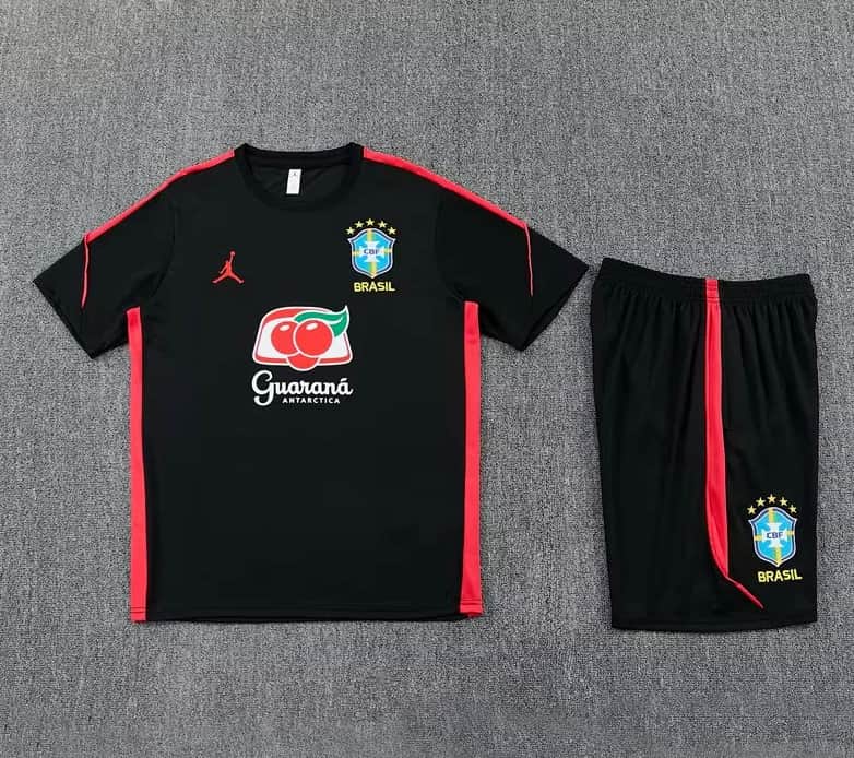 AAA Quality Brazil 2026 Black Soccer Training Sets AAA Quality Brazil 2026 Black Soccer Training Sets