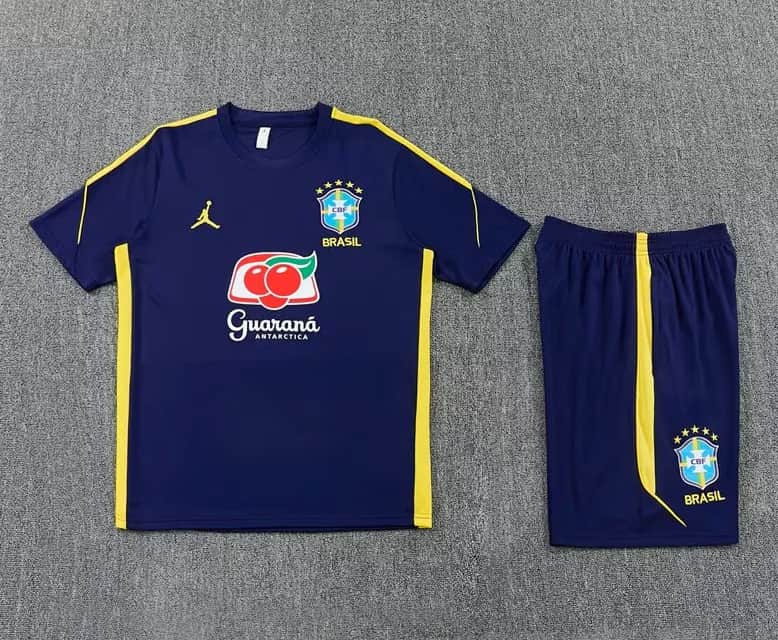 AAA Quality Brazil 2026 Dark Blue Soccer Training Sets AAA Quality Brazil 2026 Dark Blue Soccer Training Sets