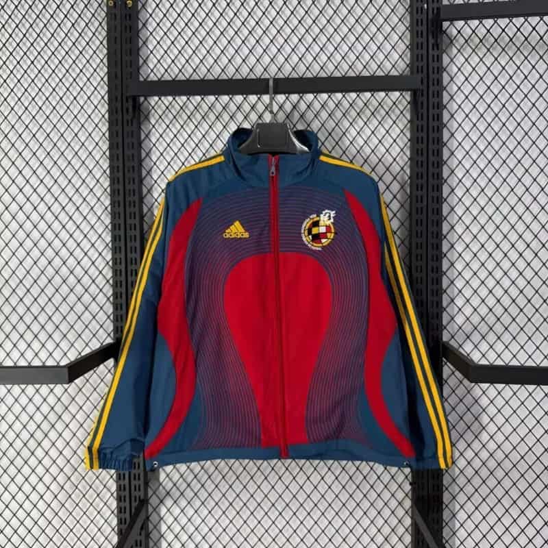 AAA Quality Spain 2026 Red Soccer Windbreaker 05