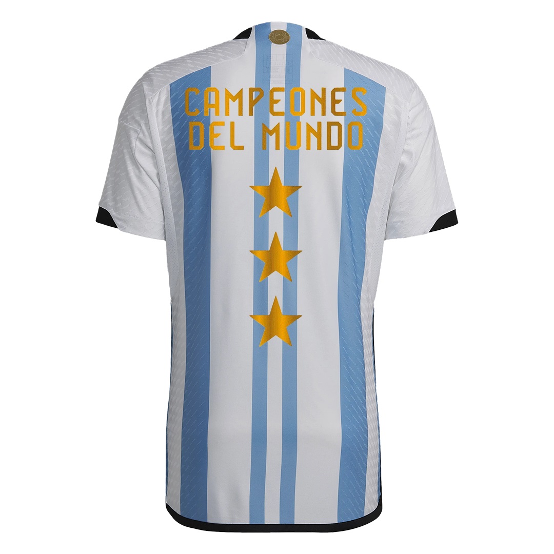 AAA Quality Argentina 2022 World Cup Champion 3 Stars Soccer Jersey(Player) 02