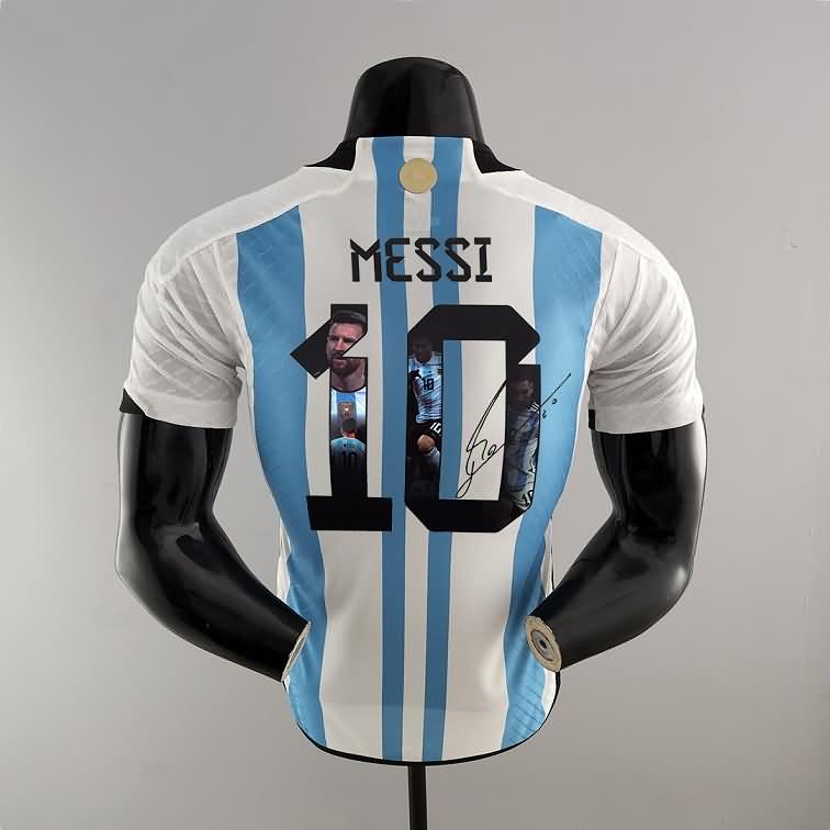 AAA Quality Argentina 2022 World Cup Signature 3 Stars Soccer Jersey(Player) 02