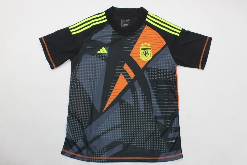 AAA Quality Argentina 2024 Copa America Goalkeeper Black Soccer Jersey