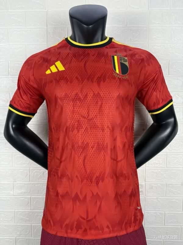 AAA Quality Belgium 2025 Home Soccer Jersey (Player)