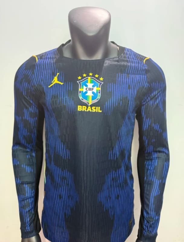 AAA Quality Brazil 2026 World Cup Away Long Sleeve Soccer Jersey (Player)
