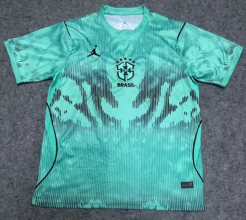 AAA Quality Brazil 2026 Goalkeeper Green Soccer Jersey