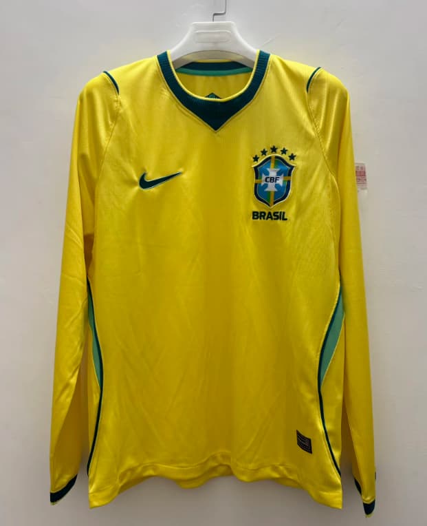 AAA Quality Brazil 2026 World Cup Home Long Sleeve Soccer Jersey