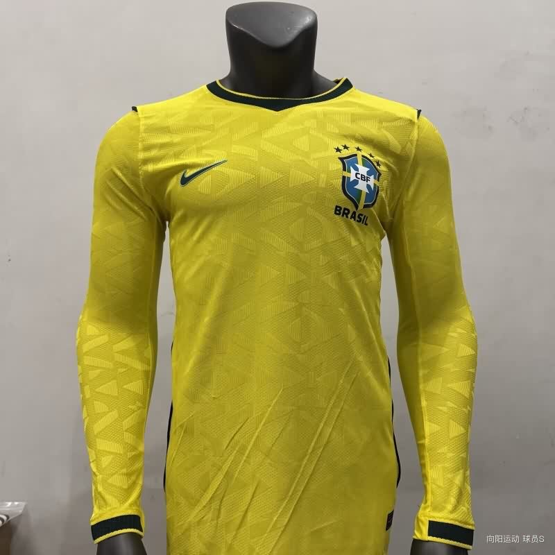 AAA Quality Brazil 2026 Home Long Sleeve Soccer Jersey (Player)