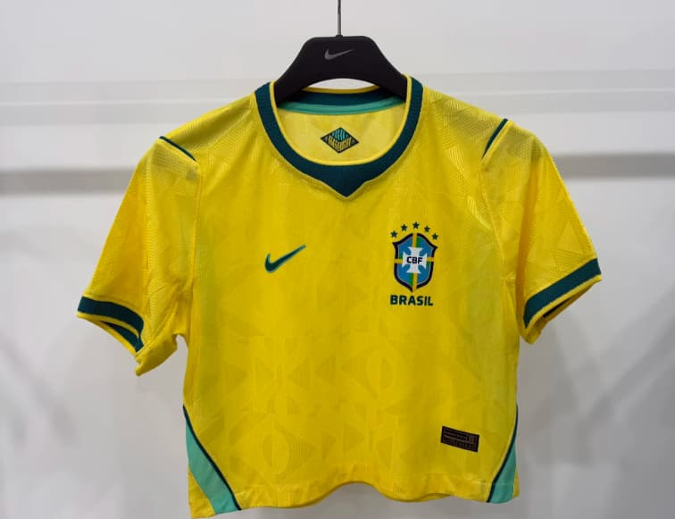 AAA Quality Brazil 2026 Home Women Cropped Soccer Jersey (Player)