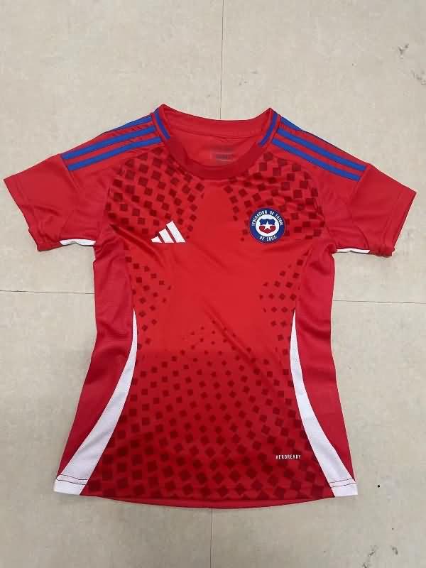 AAA Quality Chile 2024 Copa America Home Women Soccer Jersey