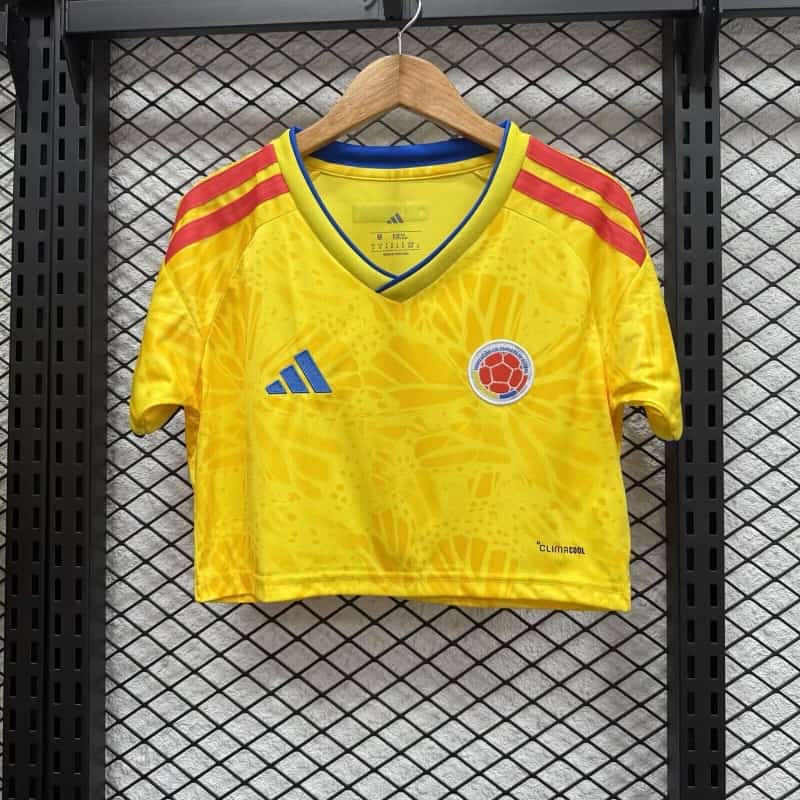 AAA Quality Columbia 2026 World Cup Home Women Cropped Soccer Jersey