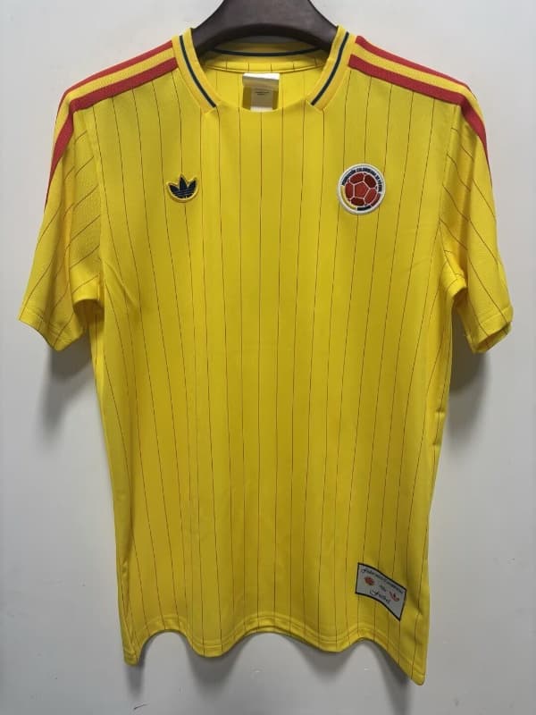 AAA Quality Columbia 2026 Yellow Soccer Jersey
