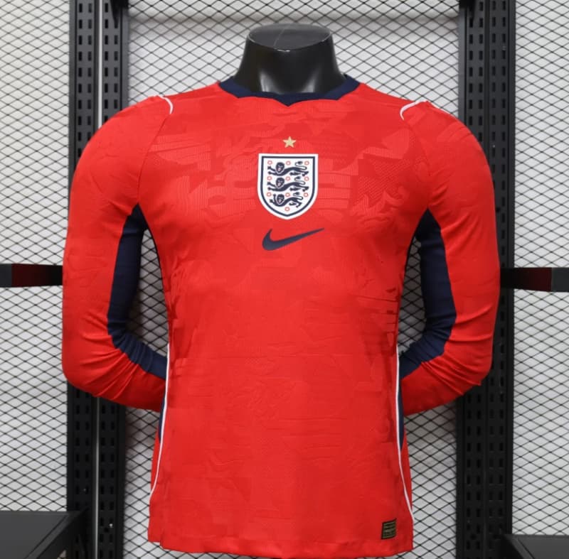 AAA Quality England 2026 World Cup Away Long Sleeve Soccer Jersey (Player)