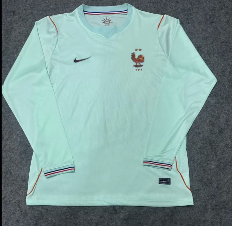 AAA Quality France 2026 World Cup Away Long Sleeve Soccer Jersey