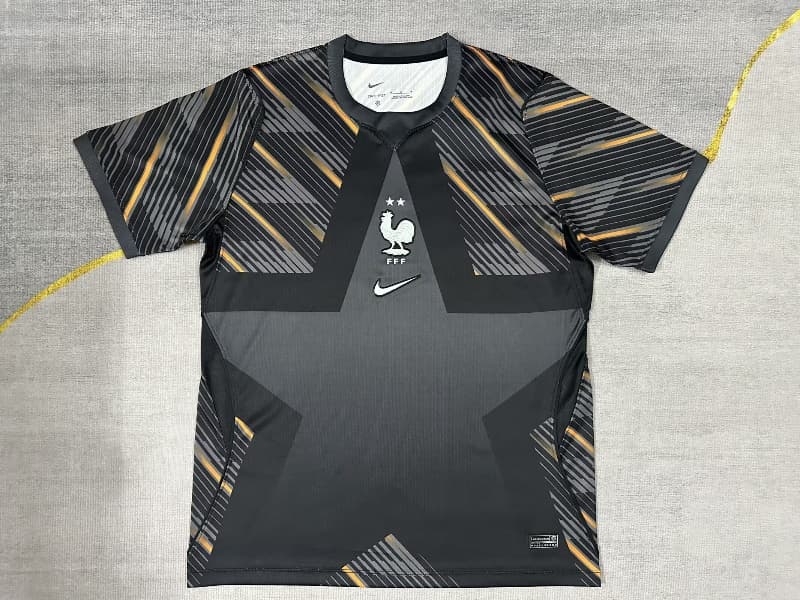 AAA Quality France 2026 Goalkeeper Black Soccer Jersey 02