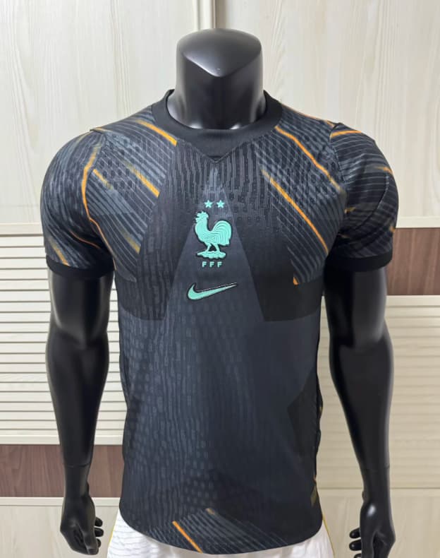 AAA Quality France 2026 Goalkeeper Black Soccer Jersey (Player)