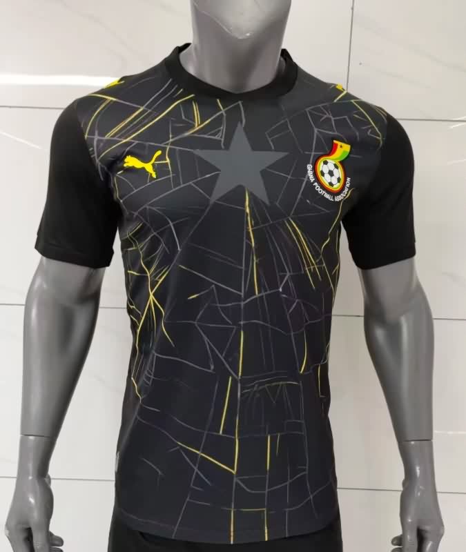 AAA Quality Ghana 2026 Goalkeeper Black Soccer Jersey