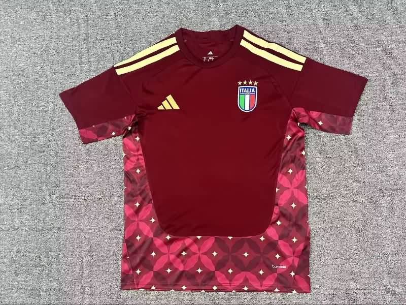 AAA Quality Italy 2026 Goalkeeper Red Soccer Jersey