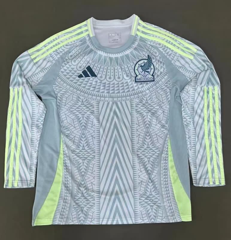 AAA Quality Mexico 2024 Copa America Away Long Sleeve Soccer Jersey
