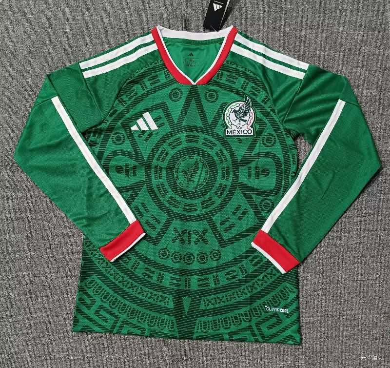 AAA Quality Mexico 25/26 Home Long Sleeve Soccer Jersey