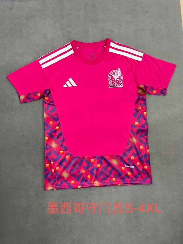AAA Quality Mexico 2025 Goalkeeper Pink Soccer Jersey