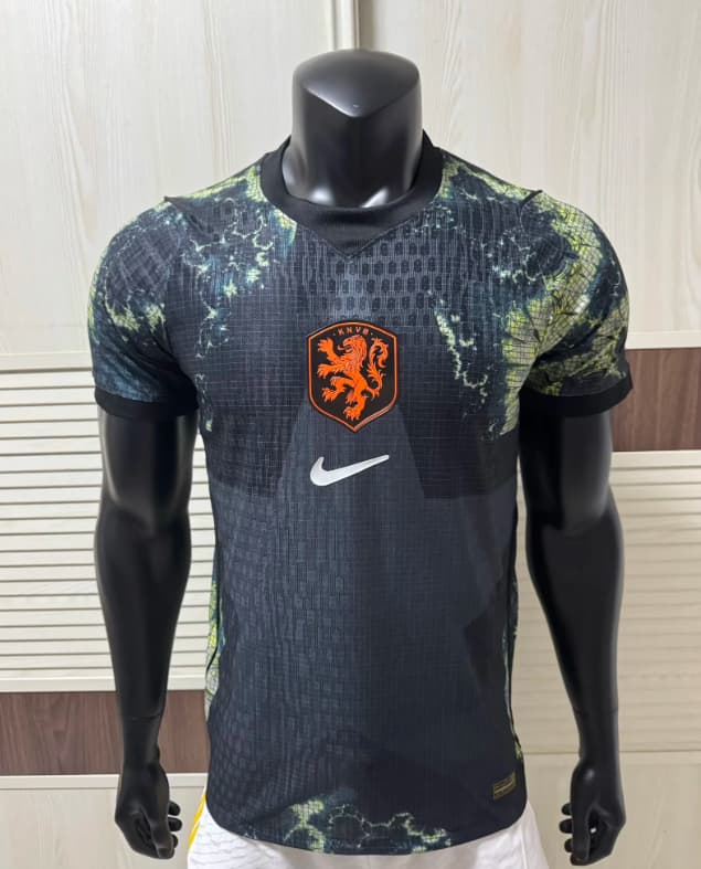 AAA Quality Netherlands 2026 Goalkeeper Black Soccer Jersey (Player)