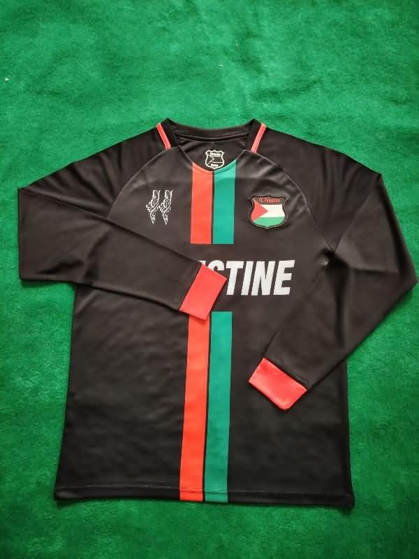 AAA Quality Palestine 2023/24 Away Long Sleeve Soccer Jersey