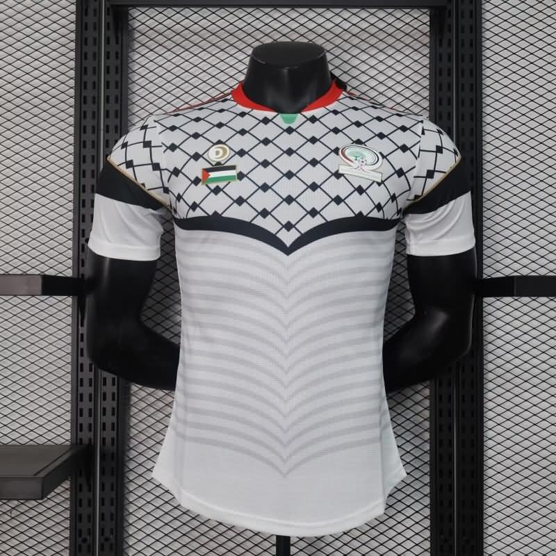 AAA Quality Palestine 2023/24 White Soccer Jersey (Player)