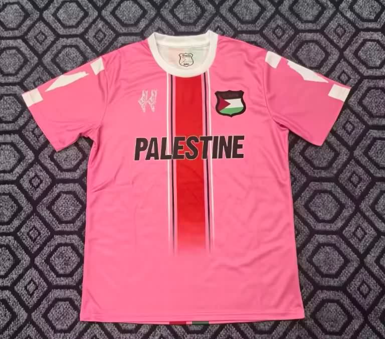 AAA Quality Palestine 2025 Pink Soccer Jersey