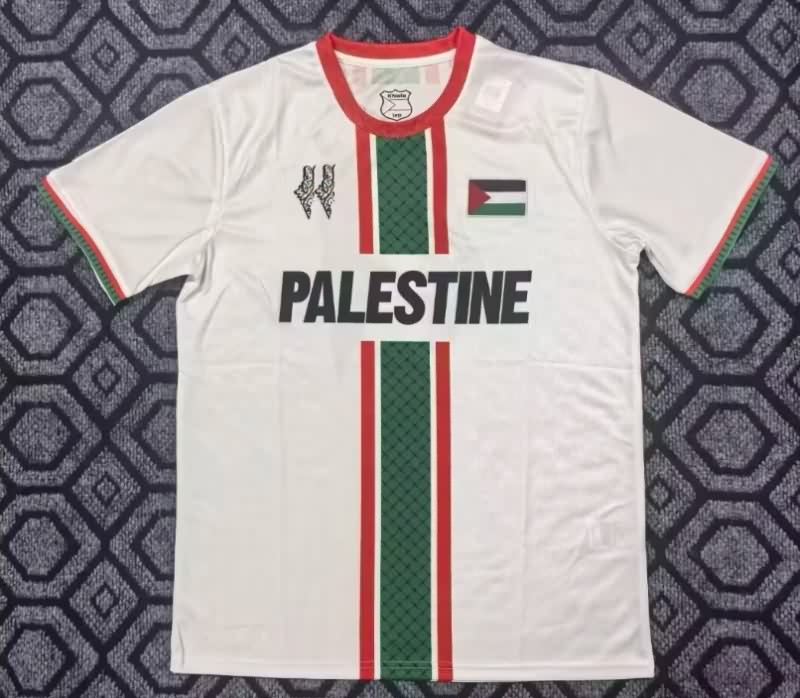 AAA Quality Palestine 2025 White Soccer Jersey