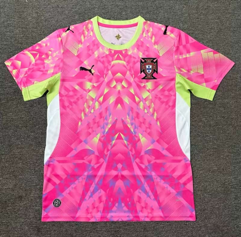 AAA Quality Portugal 2026 Goalkeeper Pink Soccer Jersey