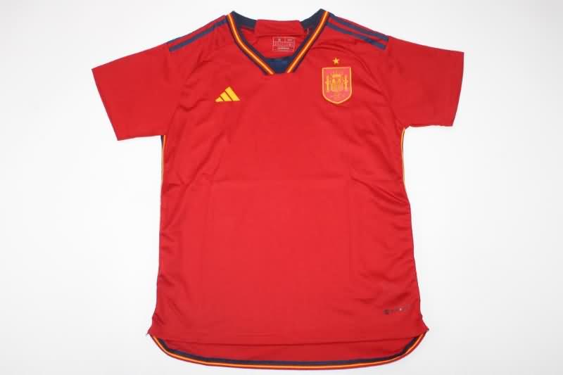 AAA Quality Spain 2022 World Cup Home Soccer Jersey