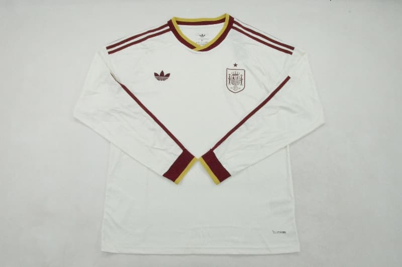 AAA Quality Spain 2026 World Cup Away Long Sleeve Soccer Jersey