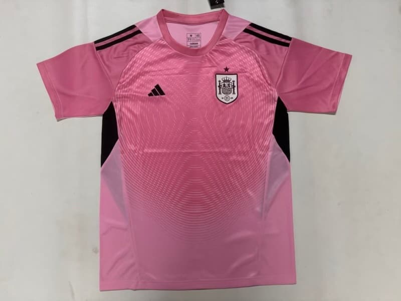 AAA Quality Spain 2026 World Cup Goalkeeper Pink Soccer Jersey
