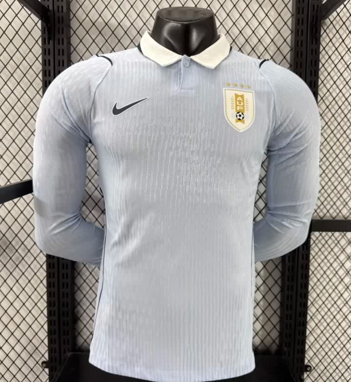 AAA Quality Uruguay 2026 World Cup Home Long Sleeve Soccer Jersey (Player) AAA Quality Uruguay 2026 World Cup Home Long Sleeve Soccer Jersey (Player)