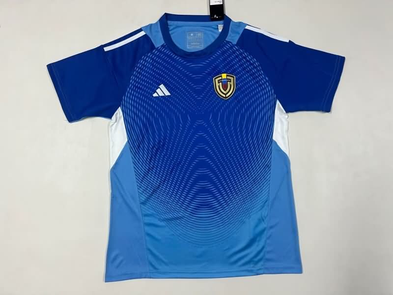 AAA Quality Venezuela 2025 Goalkeeper Blue Soccer Jersey