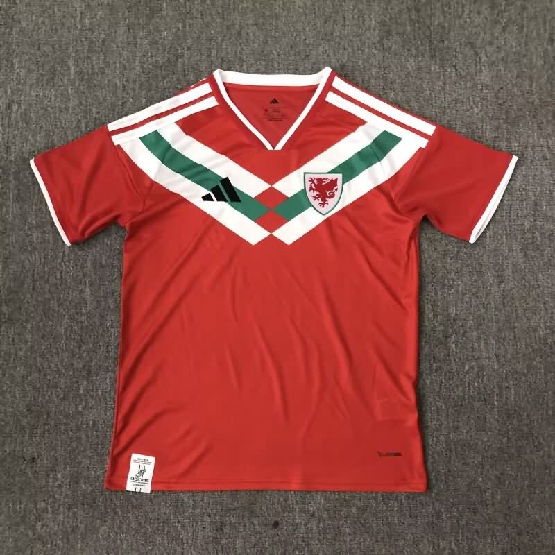 AAA Quality Wales 2026 Red Soccer Jersey