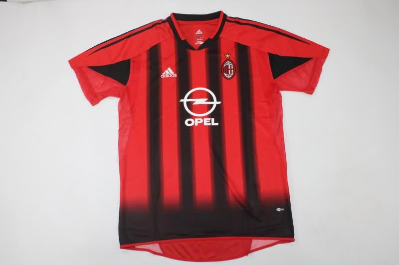 AAA Quality AC Milan 2004/05 Home Retro Soccer Jersey