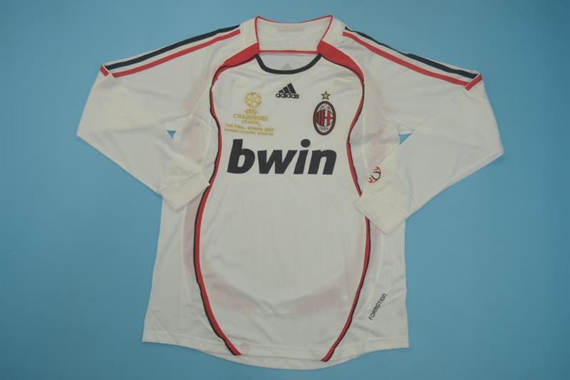 AAA Quality AC Milan 2006/07 Away Final Long Retro Soccer Jersey