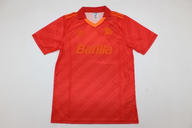 AAA Quality AS Roma 1992/94 Home Retro Soccer Jersey 02 AAA Quality AS Roma 1992/94 Home Retro Soccer Jersey 02