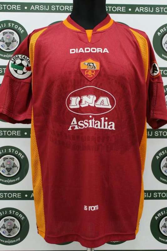 AAA Quality AS Roma 1997/98 Home Retro Soccer Jersey