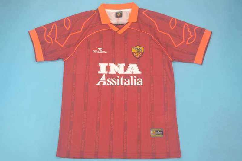 AAA Quality AS Roma 1999/00 Home Retro Soccer Jersey