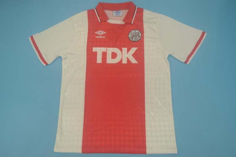 AAA Quality Ajax 1989/91 Home Retro Soccer Jersey