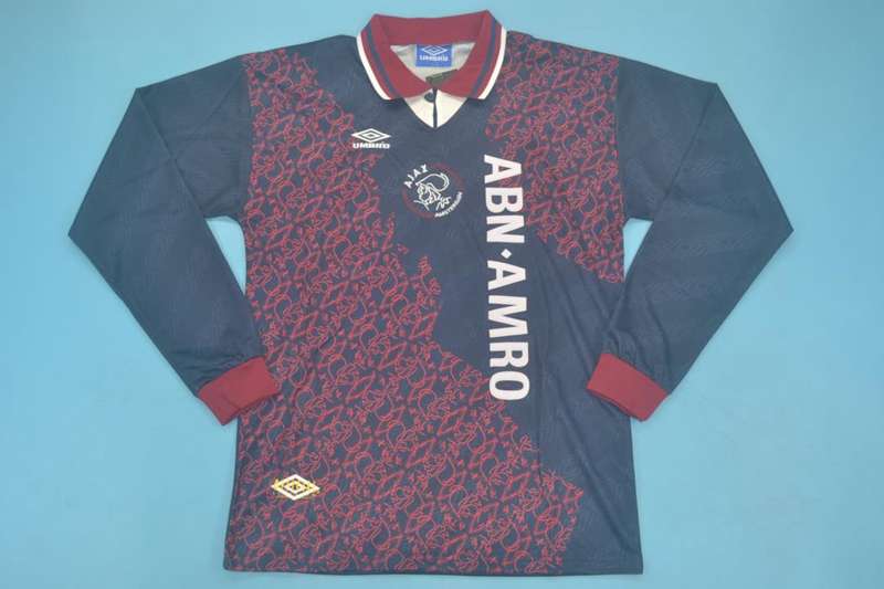 AAA Quality Ajax 1994/95 Away Long Sleeve Retro Soccer Jersey