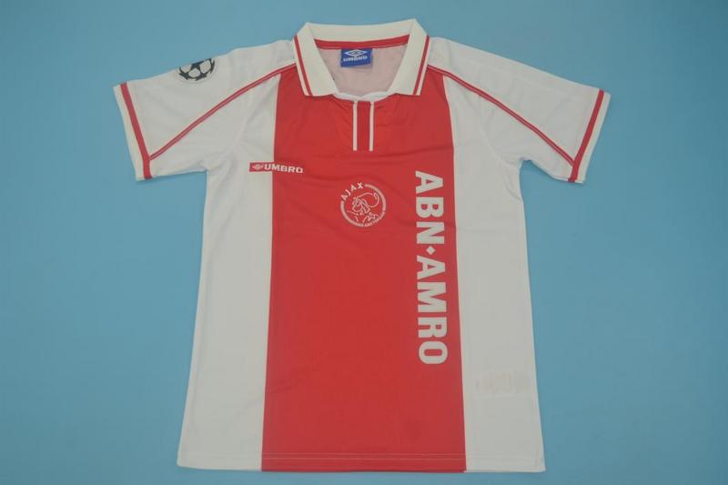 AAA Quality Ajax 1998/99 Home Retro Soccer Jersey
