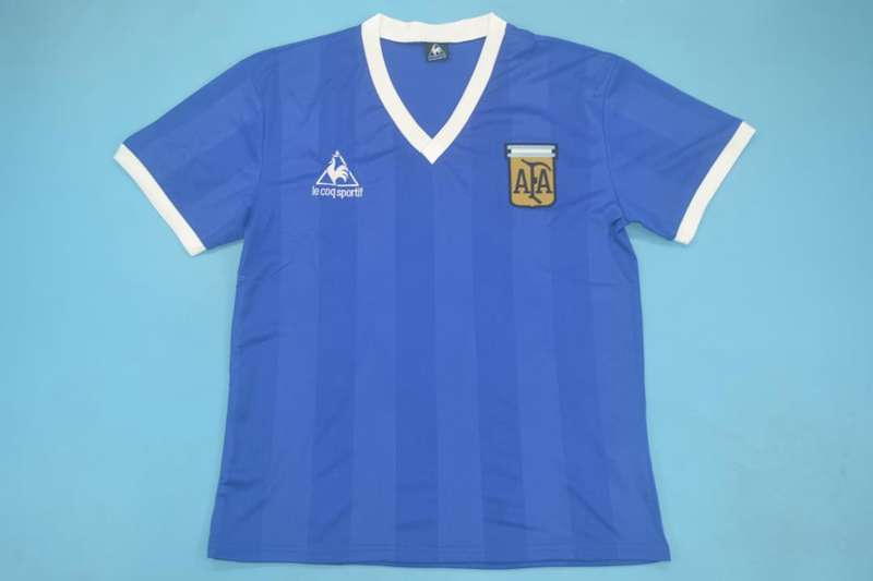 AAA Quality Argentina 1986 Away Retro Soccer Jersey