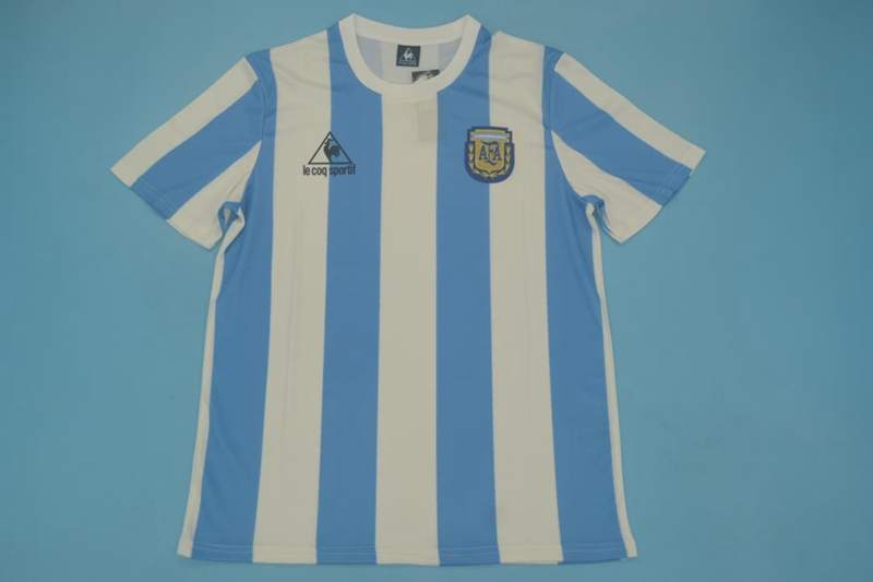 AAA Quality Argentina 1986 Home Retro Soccer Jersey