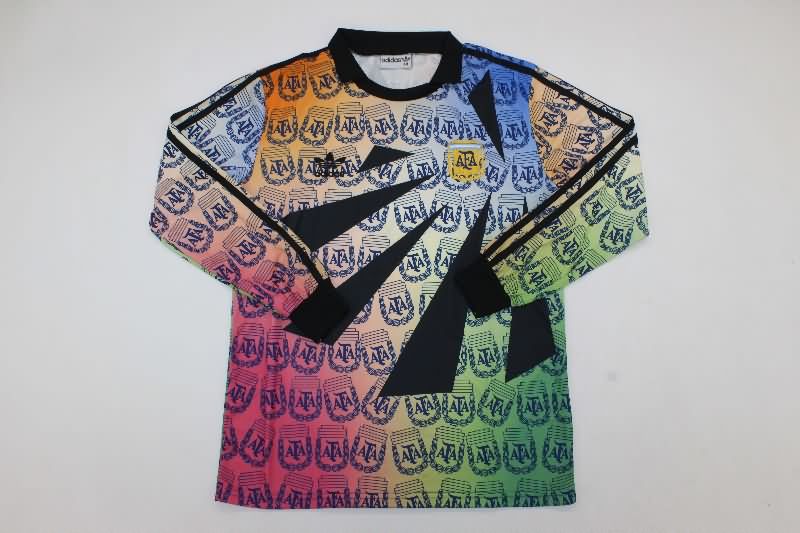 AAA Quality Argentina 1993 Goalkeeper Long Sleeve Retro Soccer Jersey