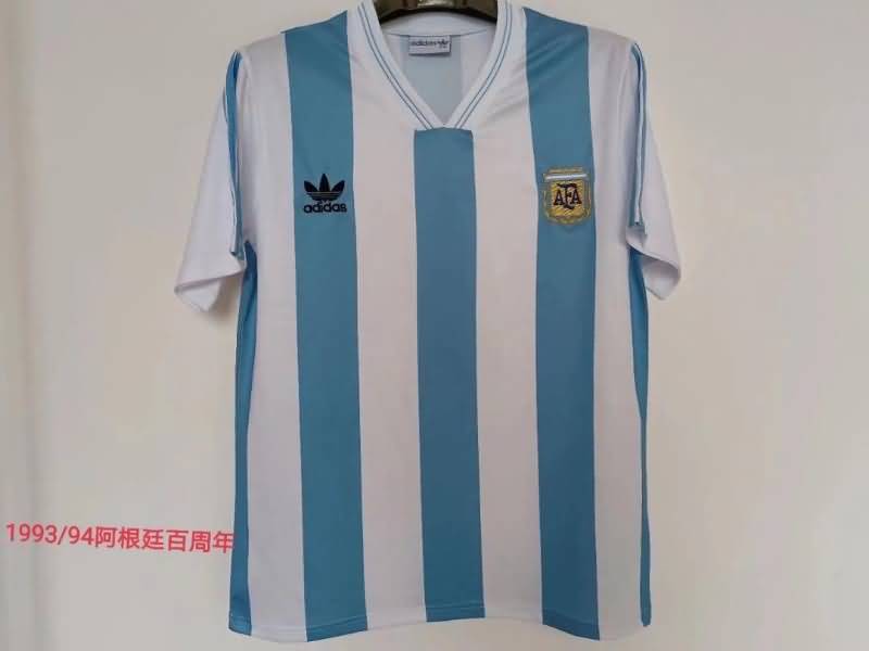 AAA Quality Argentina 1993 Home Retro Soccer Jersey