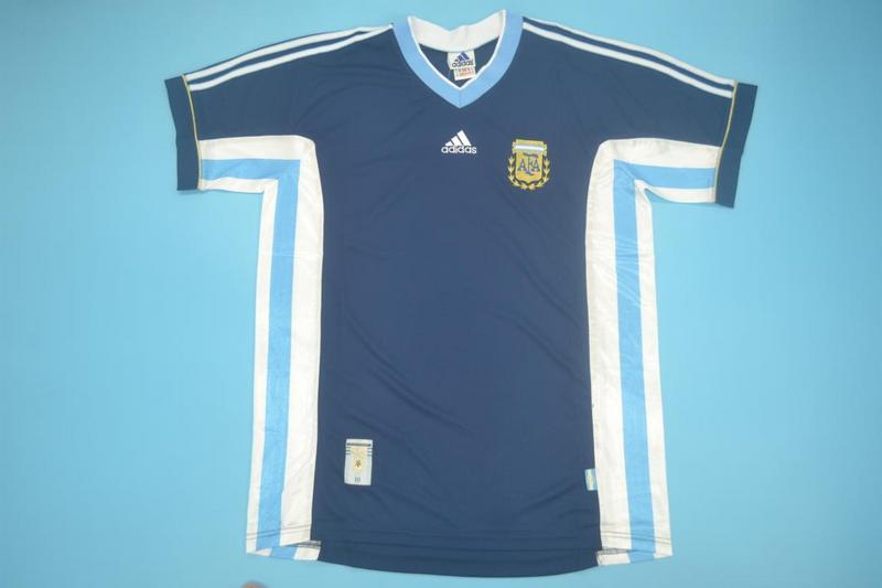 AAA Quality Argentina 1998 Away Retro Soccer Jersey